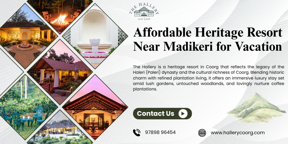 Heritage resort near Madikeri